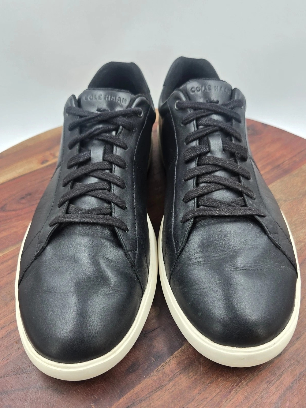 Cole Haan Men’s Black Leather Casual Sneakers